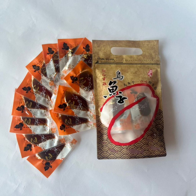 炙燒一口烏魚子 真空包裝 即拆即食 海鮮美食 高雄推薦, 1個, 100公克