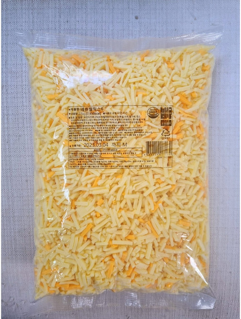 썬리취 모짜렐라 네추럴 믹스 치즈 8URK 2.5kg 자연치즈 100%, 1개