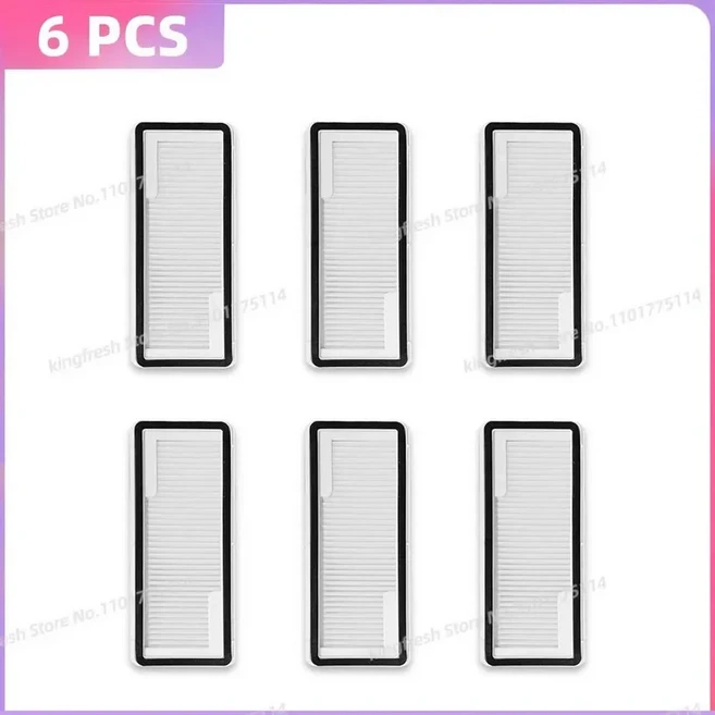 물탱크 포함 나르왈 Narwal Flow 호환 청소기 부품 메인 롤러 사이드 브러시 먼지봉투 필터 물 천 액세서, 11 6 Filters