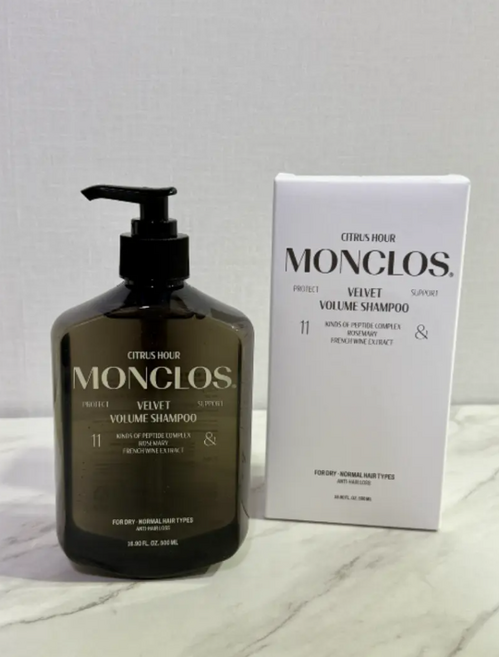 몽클로스 벨벳 볼륨 샴푸 (트리트먼트 50 ml 증정 포함), 2개, 500ml