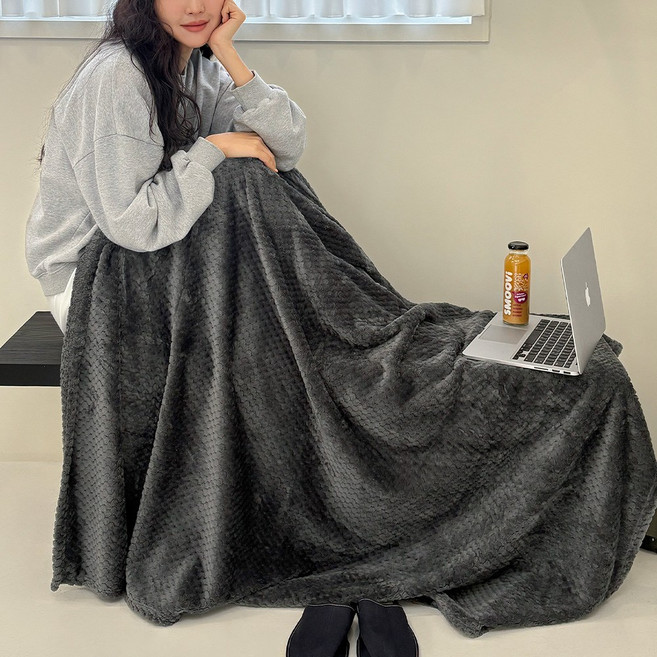 1+1 부드러운 극세사 무릎 담요 블랭킷