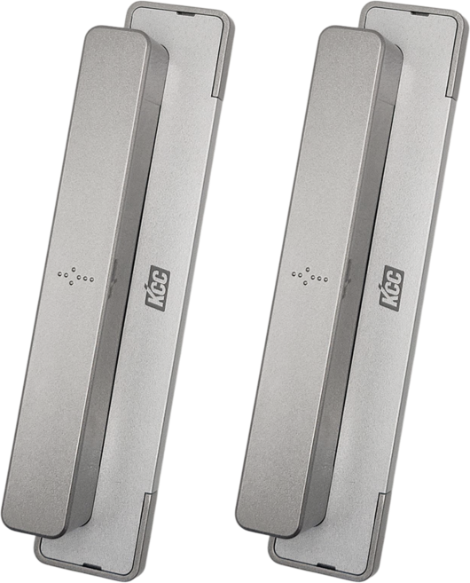 윈프로 KCC 창호 샷시 고정 손잡이, 2개, 실버