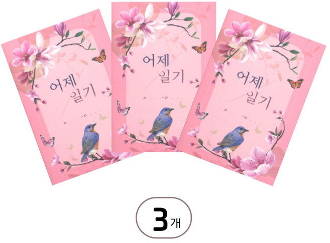 치매예방 어제일기 기억력 인지개선 기억반추 뇌건강, 3개