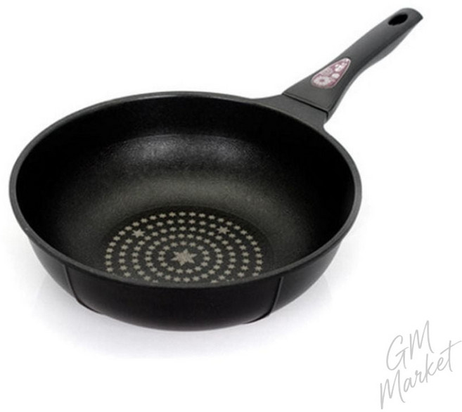인덕션용 다이아몬드 코팅 궁중팬 28cm 깊은 웍 볶음팬 주방 조리기구 인덕션궁중팬 28cm웍, 1개
