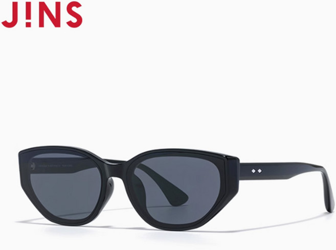 진즈 JINS 여자 남자 선글라스 뿔테 여행 캣츠아이 URF25S046 긱시크 타원형