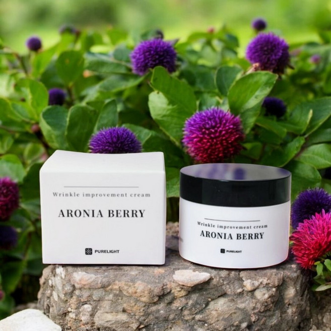 [유통기한 26년 6월] 퓨어라이트 아로니아베리 주름개선 기능성 크림 50ml 안티에이징 윤기부여 피부진정 영양공급 촉촉 수분공급 저자극 항산화 노화케어 피부톤개선 고보습, 1개