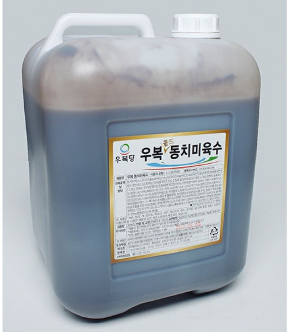 동치미육수골드 18kg 말통 막국수 묵사발 냉면육수 업소용식자재 찬찬식품, 1개