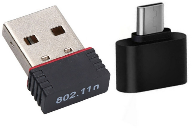 R36S R36H 무선 네트워킹 향상을 위한 RTL8188FTV 기술 USB 3.0 OTG 어댑터가 탑재된 게이밍 등급 WiFi 수신기, 1 set