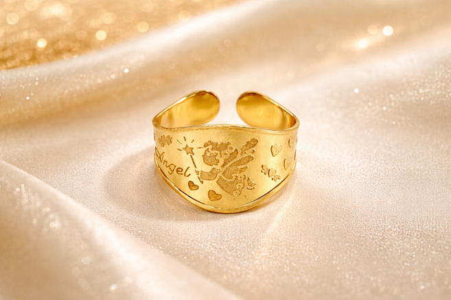 24k 순금 0.5g 아기천사 돌반지 백일반지 생일선물 돌선물 백일선물 아가선물 첫생일