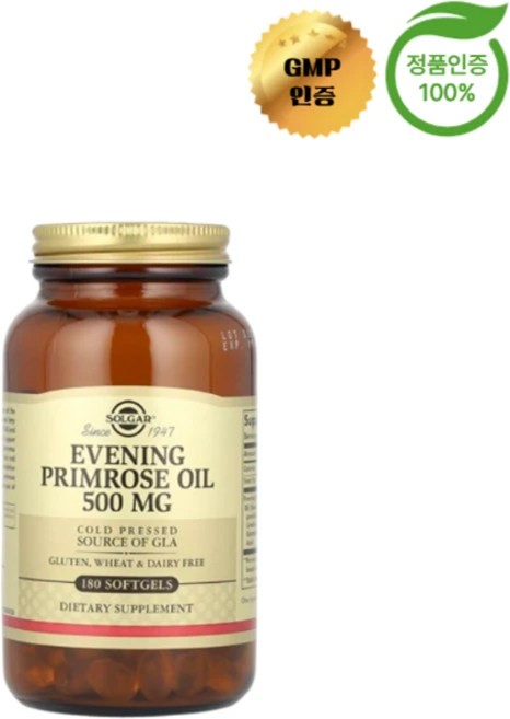 솔가 달맞이꽃오일 500mg 감마리놀렌산 소프트젤 180정, 1개 - 쿠팡