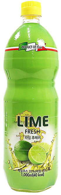 푸드올마켓_ 퍼시픽초이스 라임 후레쉬 1L/ 라임주스 라임즙, 1L, 1개