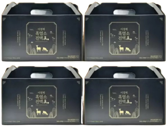 이경제흑염소 진액 진 이경재흑염소 30포 4박스 엑기스 TV상품, 70ml