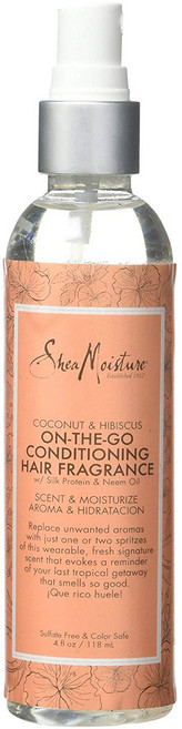 시어모이스처 코코넛 & 히비스커스 온-더-고 컨디셔닝 헤어 프레그런스, 1개, 118ml
