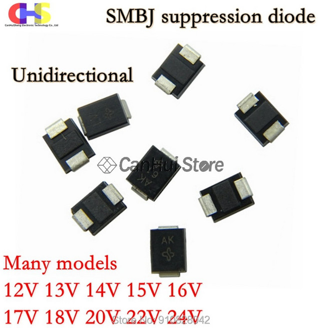 SMB DO 214AA TVS 무방향 다이오드 20 600W SMBJ18A SMBJ12A SMBJ15A SMBJ24A SMBJ14A SMBJ17A SMBJ22A SMBJ20A SM
