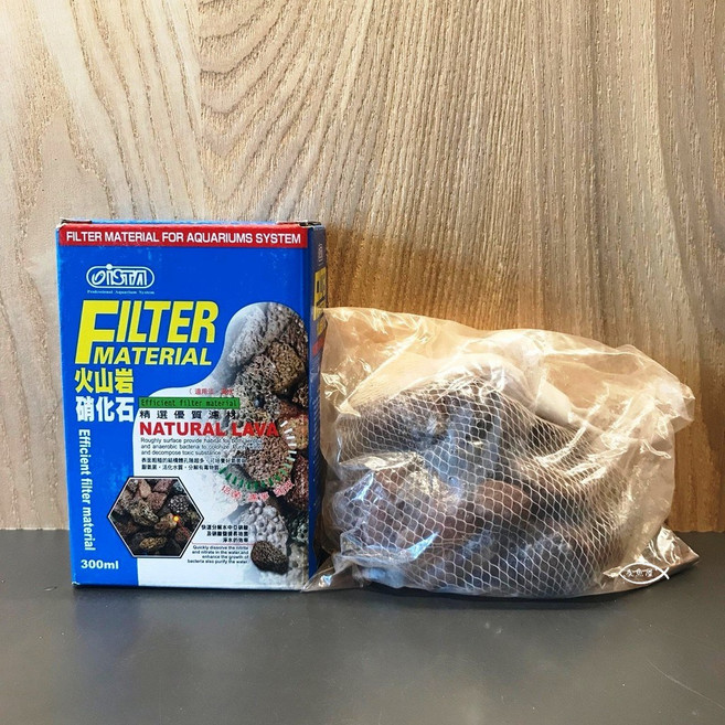 ISTA 伊士達 火山岩硝化石 300ml/500ML 多孔隙 培菌 底床 中性 造景, 1個, 500ML