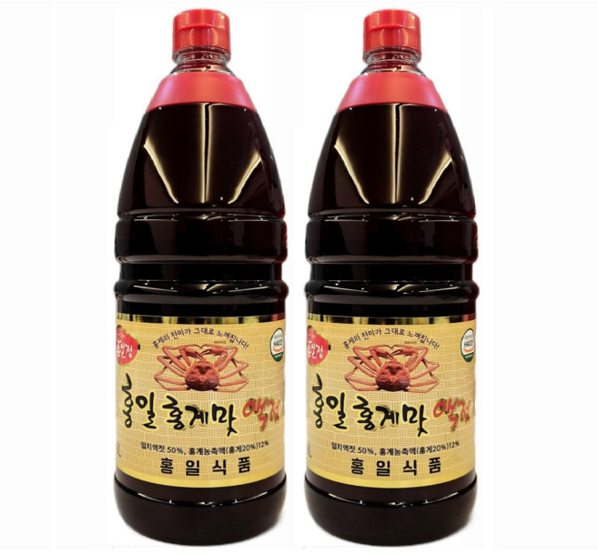 홍일점 홍게맛액젓, 2개, 1.8L
