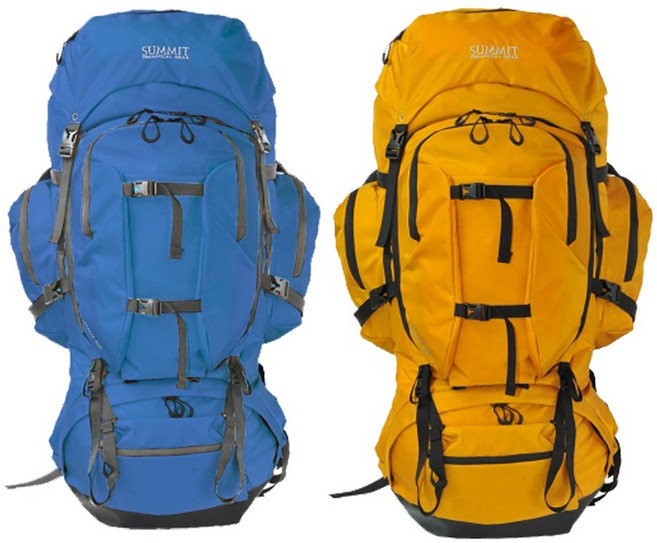 [써미트] 만테100 / 등산 대형 배낭 / 비박 백패킹 가방, 머스타드