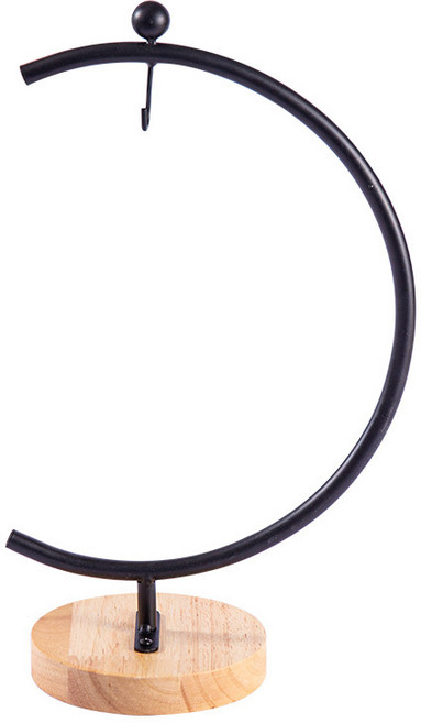 바나나 홀더 달 모양 행거 랙 후크 에이 티브 배수 액세서리 보관 용 과일, 01 Black