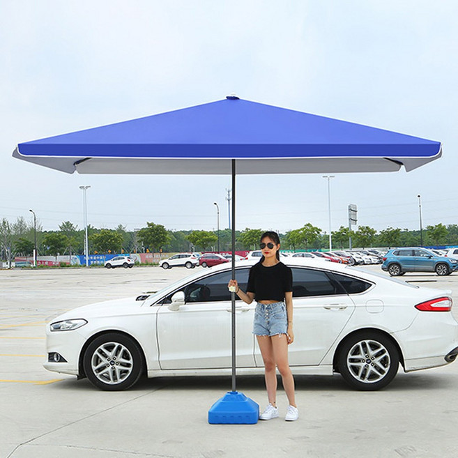 레인워크 사각파라솔 특대형 파라솔 천막 캠핑 낚시 그늘막 타프, 블루 2mx2m