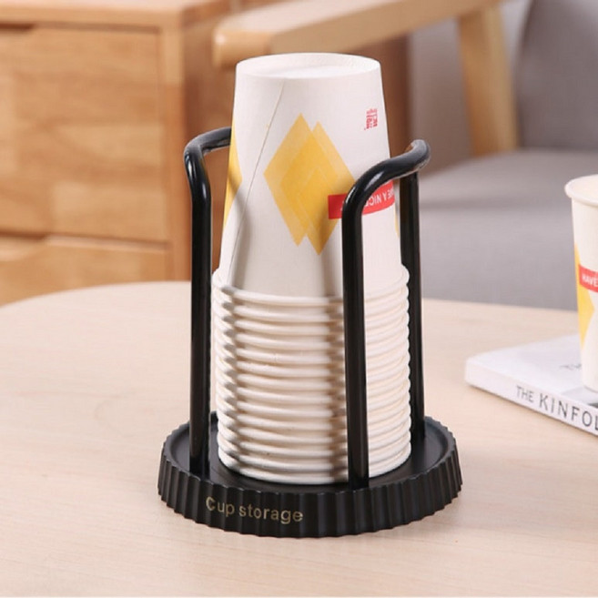코히모 일회용 종이컵 보관 홀더 4W420, 블랙, 3개