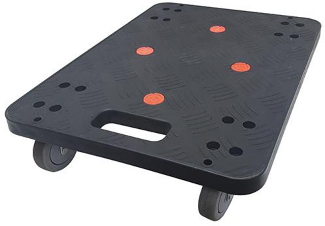 이동식대차 달리 연결 이삿짐운반 가구 전자제품 무거운짐 원형 MDF, 1개