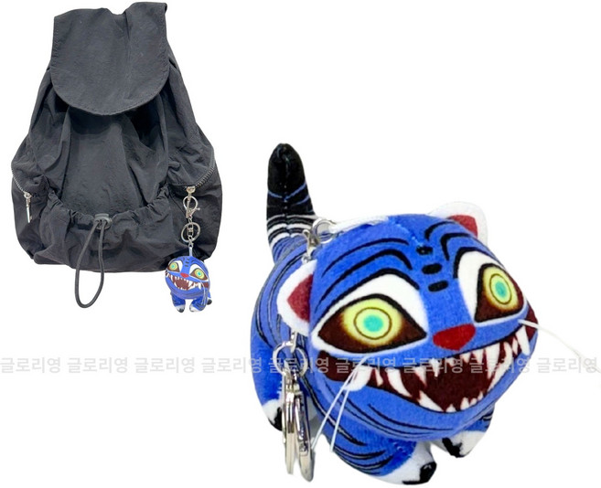 케이팝 데몬 헌터스 인형키링 호랑이 더피 키링 까치 서씨 키링, 1개, 더피 1