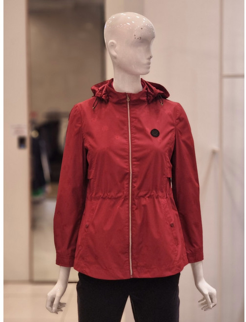 크로커다일레이디 중기장 후드 탈부착 간절기 집업 점퍼 CLDFJP206