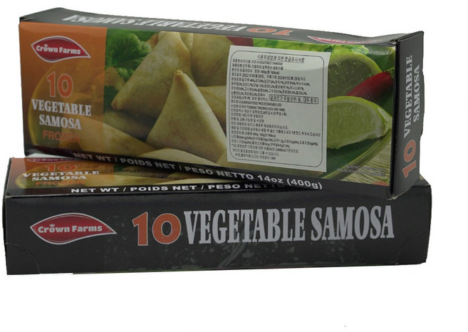 VEGITABLE SAMOSA 400g 비지터블 사모사 400g, 1개