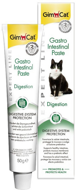 GimCat 貓咪腸胃保健營養膏 50g 專為貓咪設計 促進消化 呵護腸道健康, 消化功能/胰臟/胃部改善, 1個