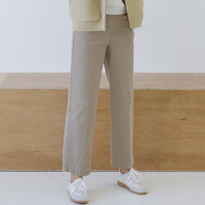 [데드라] PTD4087_DC 피엘트와이드면팬츠 (~88size)