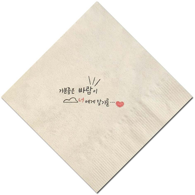 친환경 갈색 냅킨 3000장 _ 저렴한 가격 99% 항균기능 _ 100% 대나무 천연유래 원료 칵테일 냅킨, 1세트, 대나무 천연원색, 기분좋은바람, 3000개