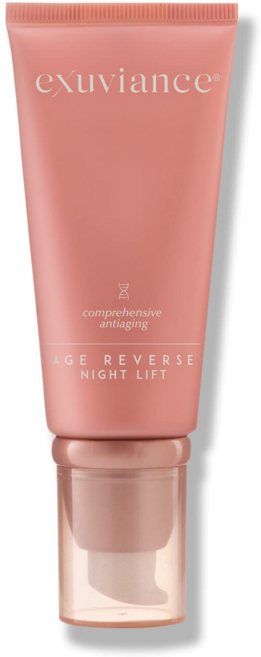 Exuviance 엑스비앙스 에이지 리버스 나이트 리프트 페이스 크림 50g 시어 버터 함유 미국 승무원 추천템, 1개