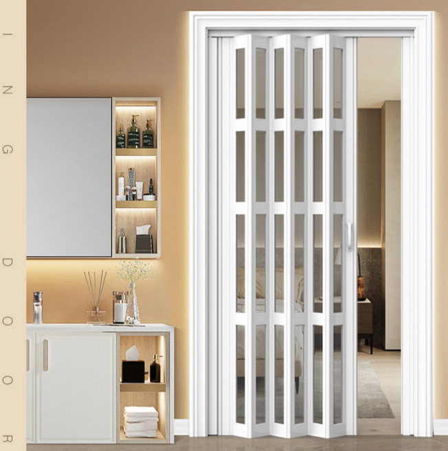 피스윌 슬라이딩도어 모든 사이즈 가능 폴딩도어 아크릴 투명 반투명 주름문 자바라 다용도 도어, 1.25개, 1