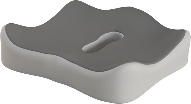 헤도닉 3D 멀티 메모리폼 치질방석, 2. 그레이, 1개