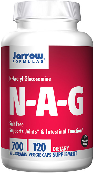 Jarrow FORMULAS 賈羅公式 N-乙醯葡萄糖胺無麩質素食膠囊 700mg, 120顆, 1罐