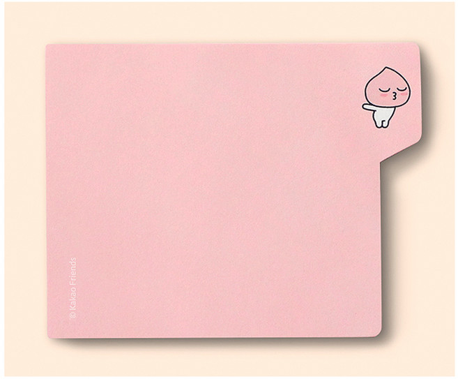 카카오프렌즈 카카오 인덱스 점착메모지, 어피치, 1개