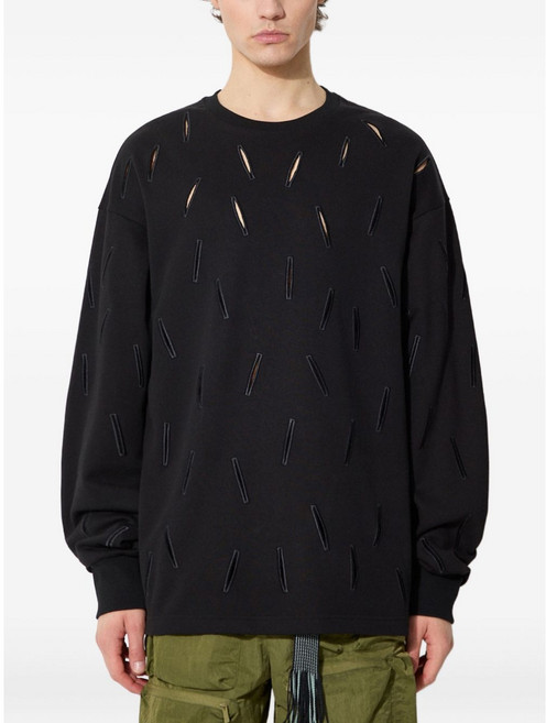 A.A.스펙트럼 컷아웃 디테일 스웨트셔츠