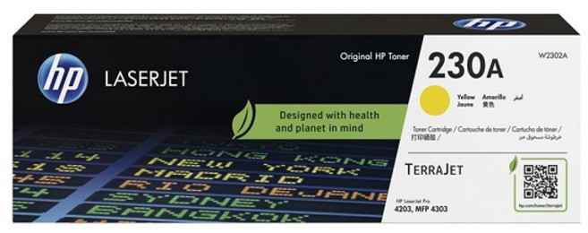 HP LaserJet 230A 碳粉匣, 黃色, 1個