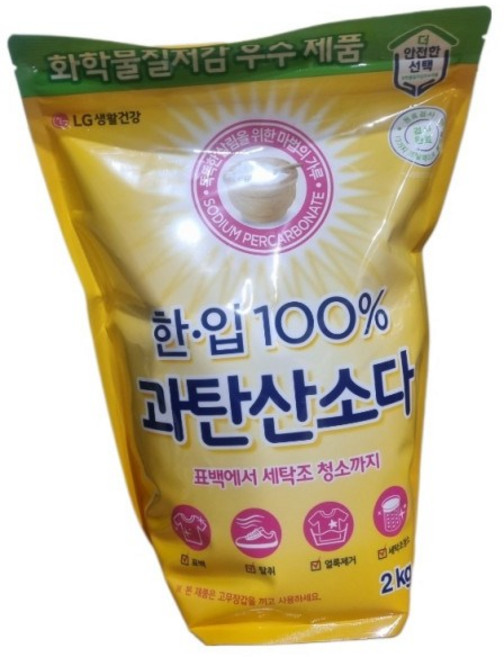 한입 100% 과탄산소다 리필형, 2kg, 1개