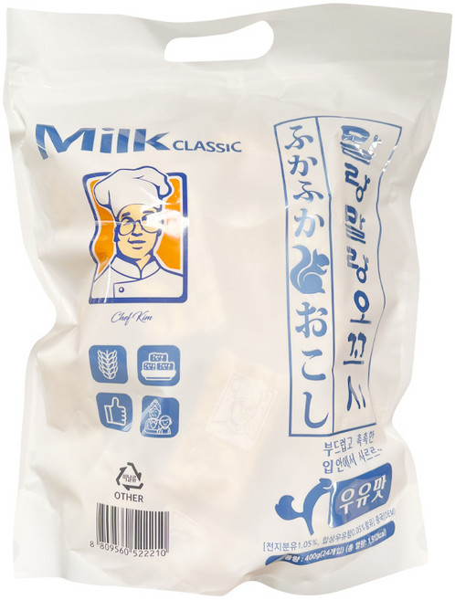 밀크클래식쌀과자 말랑말랑 오꼬시 우유맛, 1개, 400g