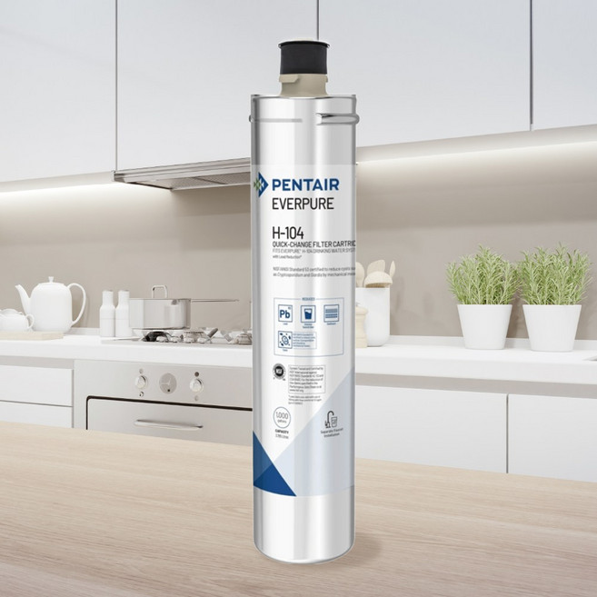 EVERPURE H-104濾心《原裝進口》有效濾除雜質異味 新舊包裝隨機出, 1個, 單入裝(售出無保固, 單入裝(售出無保固