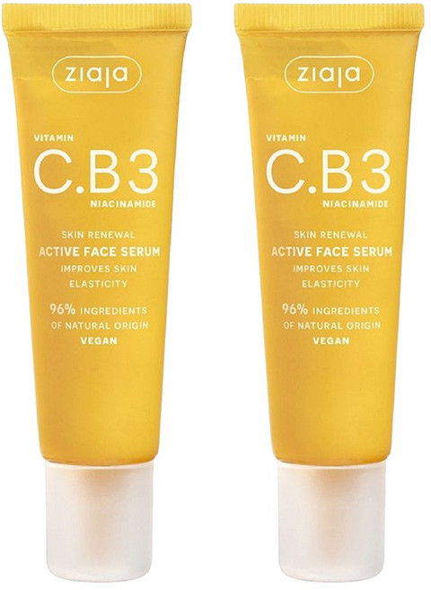 지아자 비타민 C B3 나이아신아마이드 액티브 페이스 세럼, 2개, 30ml