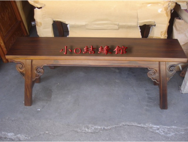 小o結緣館 仿古 長板凳 厚面 加寬版 127x28x48, 1個