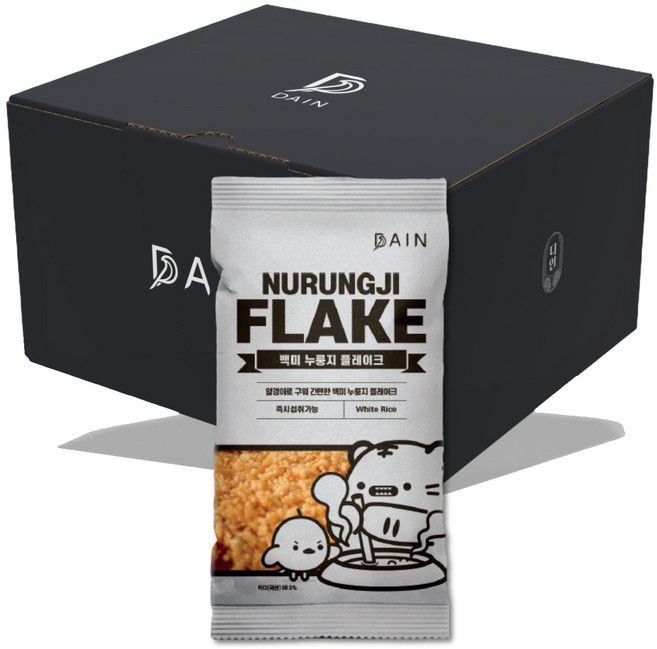 세번 구워 고소한 포켓 누룽지 플레이크 백미, 8개, 65g