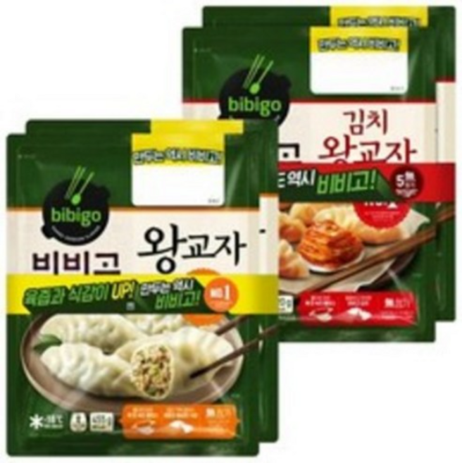 비비고 왕교자455g +김치왕교자420g, 1세트, 1.75kg