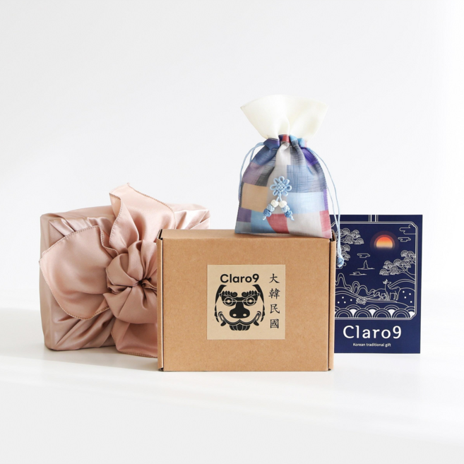 [클레로나인 사쉐 2025신상] 외국인 친구 선물 1위 복주머니 전통사쉐 풀세트구성 보자기포함, 덕수궁 돌담 보슬비