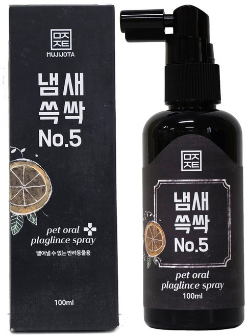 무지조타 강아지 냄새쓱싹 No5 영양제, 구강/치석관리, 1개, 100ml