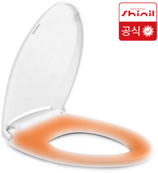 신일 온열 변기커버 시트 변좌 생활방수 저온 무소음 변기시트, SVD-H55YT, 1개