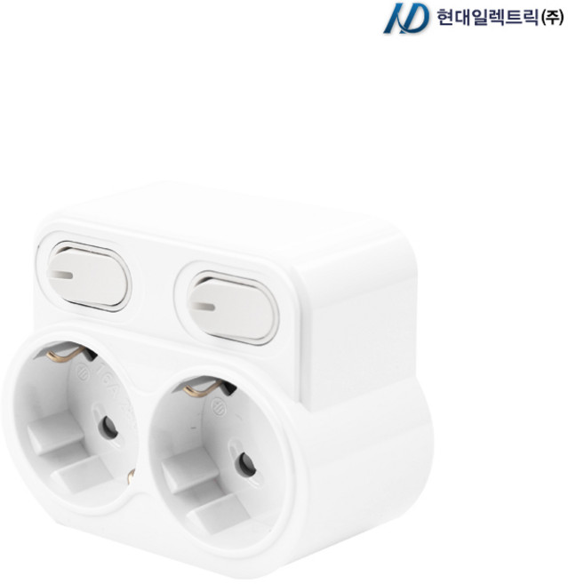 국산 안전 멀티탭 개별 2구 스위치 대기전력차단 절전, 1개, 절전 2구, 상세 설명 참조