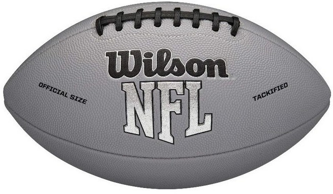 윌슨 NFL MVP 미식축구공 럭비공 공식, Grey, PeeWee, 1개